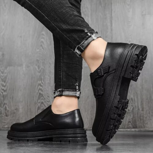 s-l1200 Chaussures pour Hommes – Élégance Noire et Confort Quotidien 🖤! 👞✨- gb