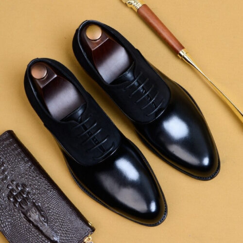 0TUetQKWPtmrjMsCEAZMn9e2OholXFvrdGCmyQbr_lg Chaussure Homme Britanniques Présidentiel Cuir Lisse