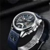 BENYAR 5171M Chronographe Montre-bracelet de luxe pour homme Quartz.