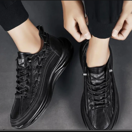 Sneakers da uomo in pelle di coccodrillo - Eleganza e comfort