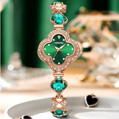 Montre de luxe en acier inoxydable pour femmes