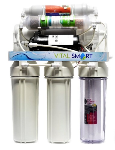 Système intégré de filtration d'eau par osmose inverse